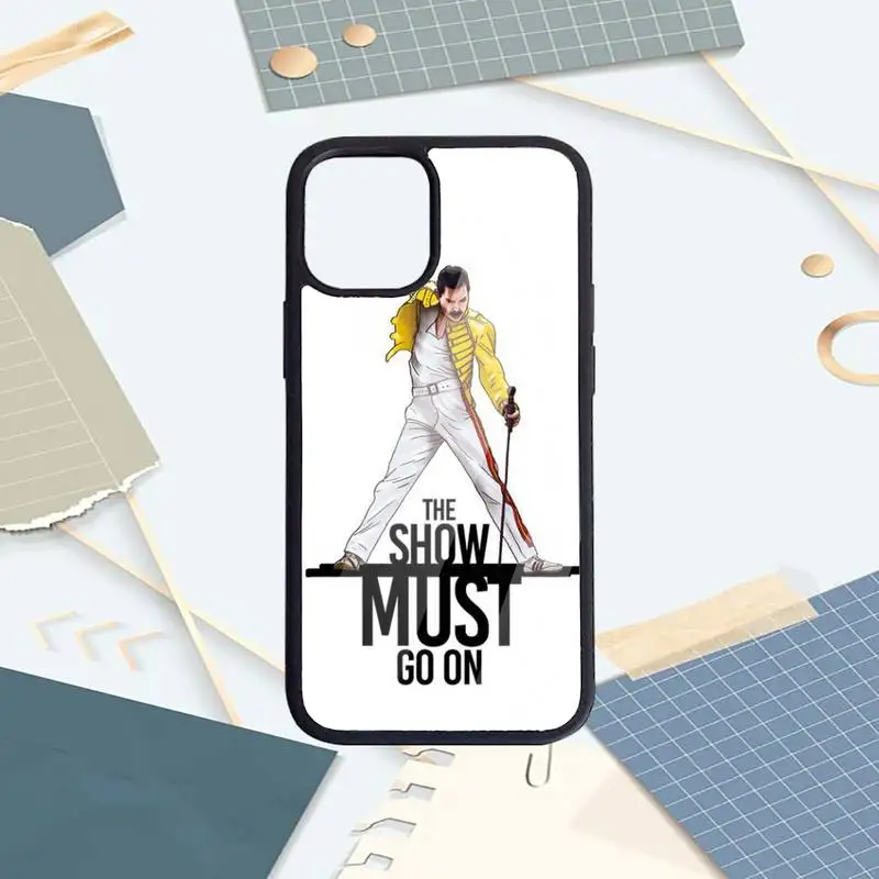 

Freddie Mercury Queen band Phone Case PC for iPhone 11 12 pro XS MAX 8 7 6 6S Plus X 5S SE 2020 XR Luxury brand shell funda