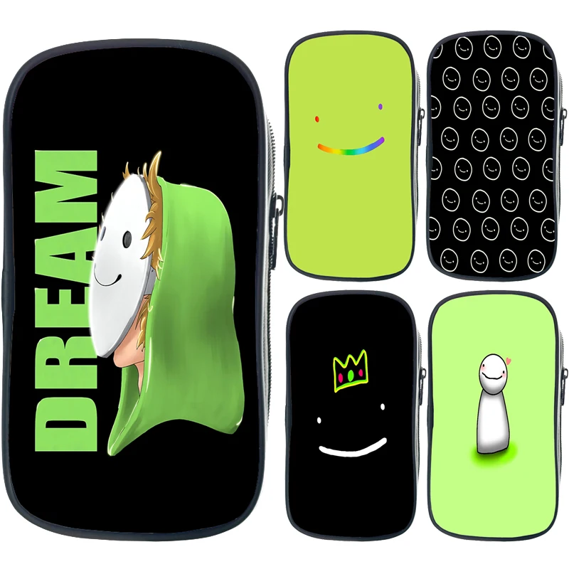 

Dreamwastaken Kids Pencil Box Large Capacity Boys Girls Anime Pen Bags Students School Supplies Children Cartoon Pencil Case