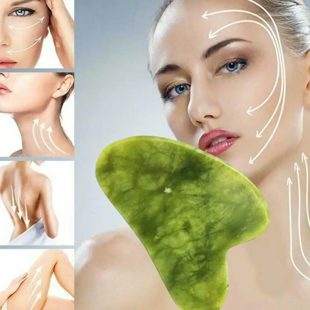 

1Pcs Gua Sha Board Massage Tool SPA Therapy Gua Sha Massager Antistress Body Care Scraping Board Jade Scraping Board