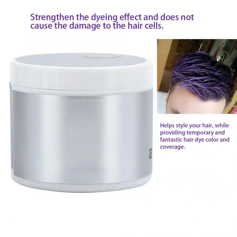 Воск цвета волос 115 г модный одноразовый унисекс цвет восковой крем краска для