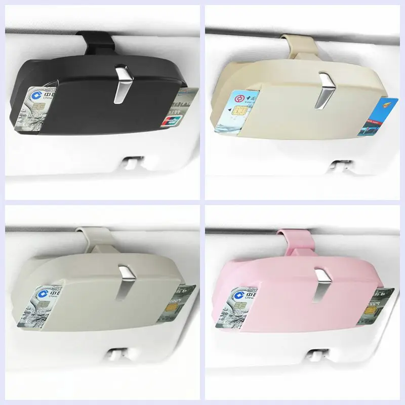 Автомобильные чехлы для очков из АБС-пластика многофункциональные