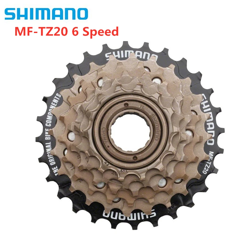 Shimano 6-скоростные велосипеды Freewheel TZ20 6 скоростная кассета свободного хода велосипеда 14-28T для горного велосипеда