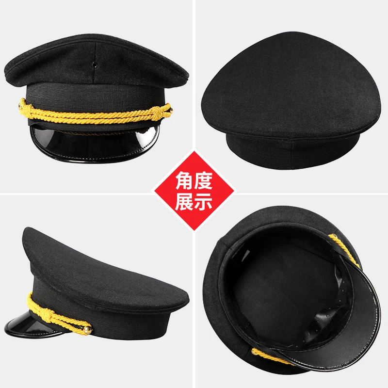 Шерстяная широкополая шляпа с эмблемами авиации, орлом и звездой, кепка охранника солдата, военная кепка Gorras Hombre on.