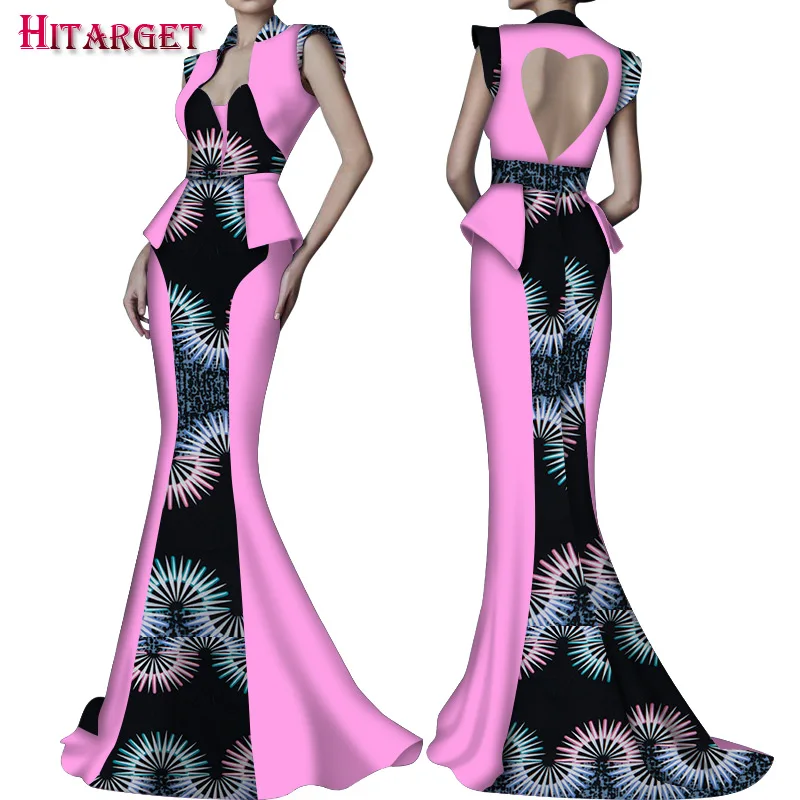 Модель 2020 года Женская африканская одежда Сексуальные облегающие платья без