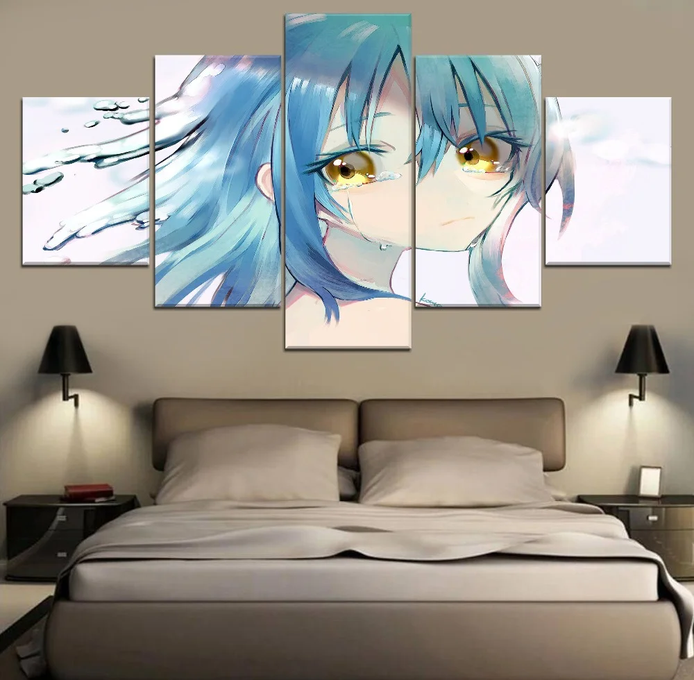 5 шт. декоративная картина на холсте с принтом плача | Дом и сад