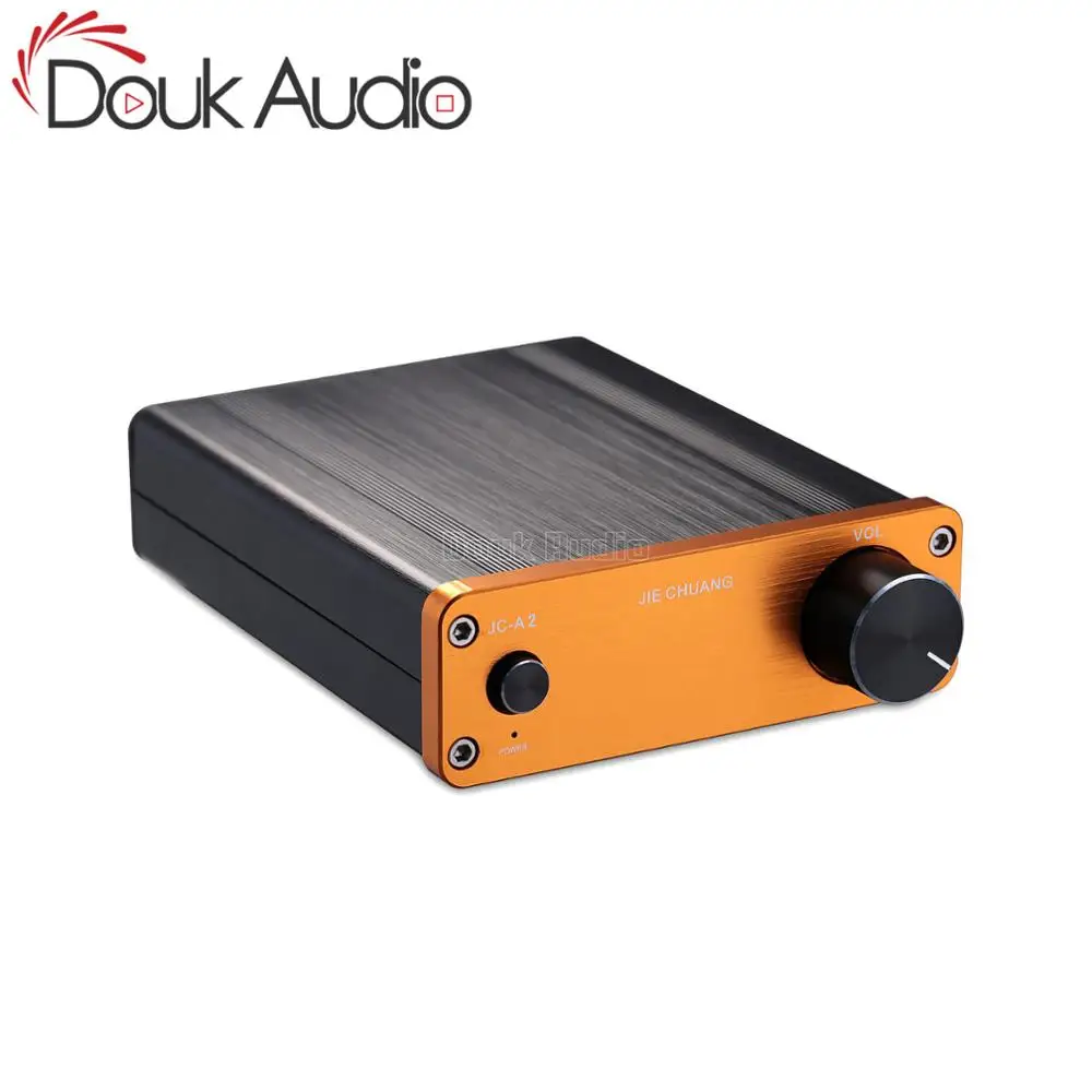 Douk аудио мини класс AB цифровой усилитель мощности Настольный HiFi стерео 2,0 канальный аудио усилитель