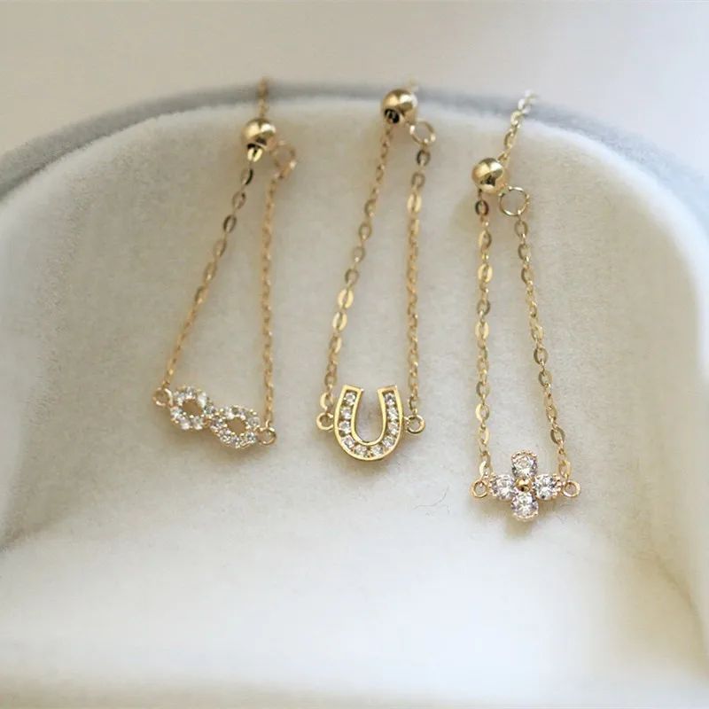 Liemjee Модные Простые Ювелирные изделия S925 серебро инкрустированное цирконием