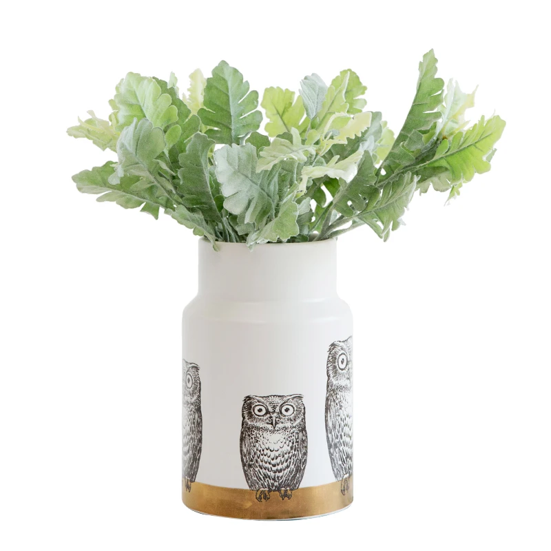 

100pcs Dusty Miller Daisy Leaves Spray Glass Plant Bouquet Decoration Wedding Flower Floral Event Party Florist - INDIGO