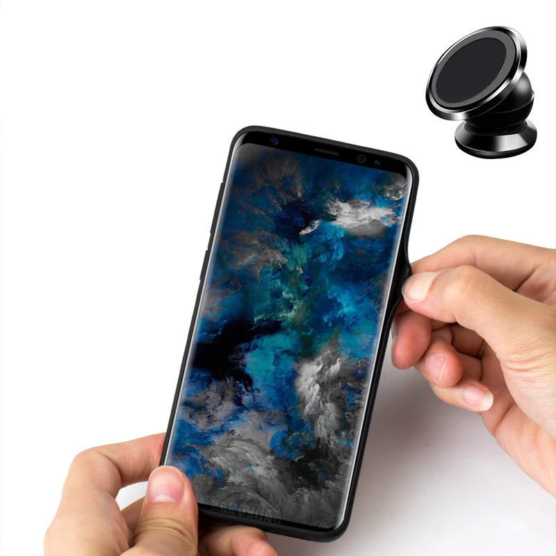 Автомобильный чехол из натуральной кожи для телефона Samsung Galaxy A50 A70 S10 S7 S8 S9 Plus A8 A7