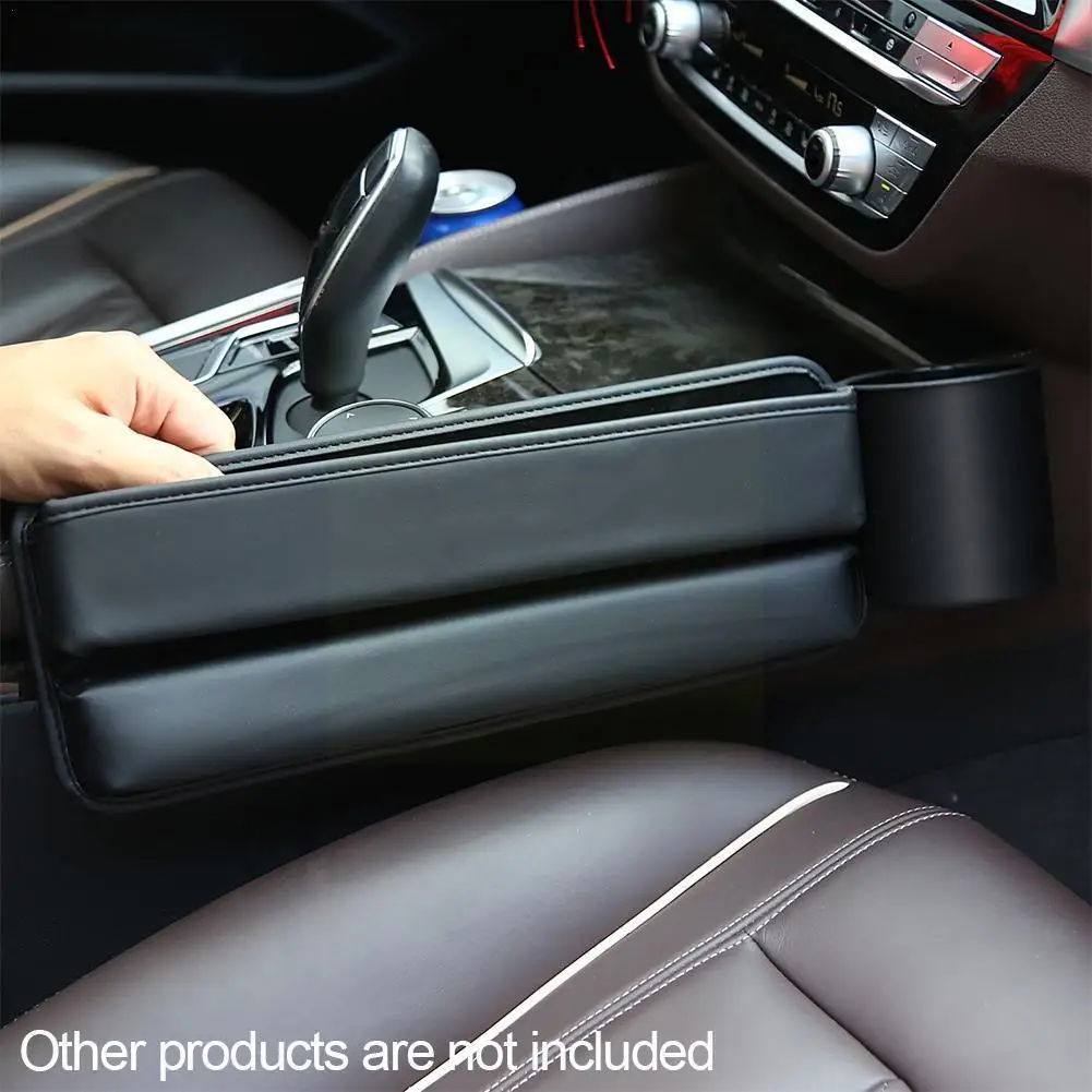 

Universal Car Interior Storage Box Organizer Car Seat Phone Holder Gap Seat Pocket Organizer Slit Catcher Organizer Card Po E5L7