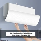 Дефлектор воздуха для кондиционера, регулируемая перегородка с охлаждением на ветровом стекле, защита от прямого воздействия, для дома и офиса