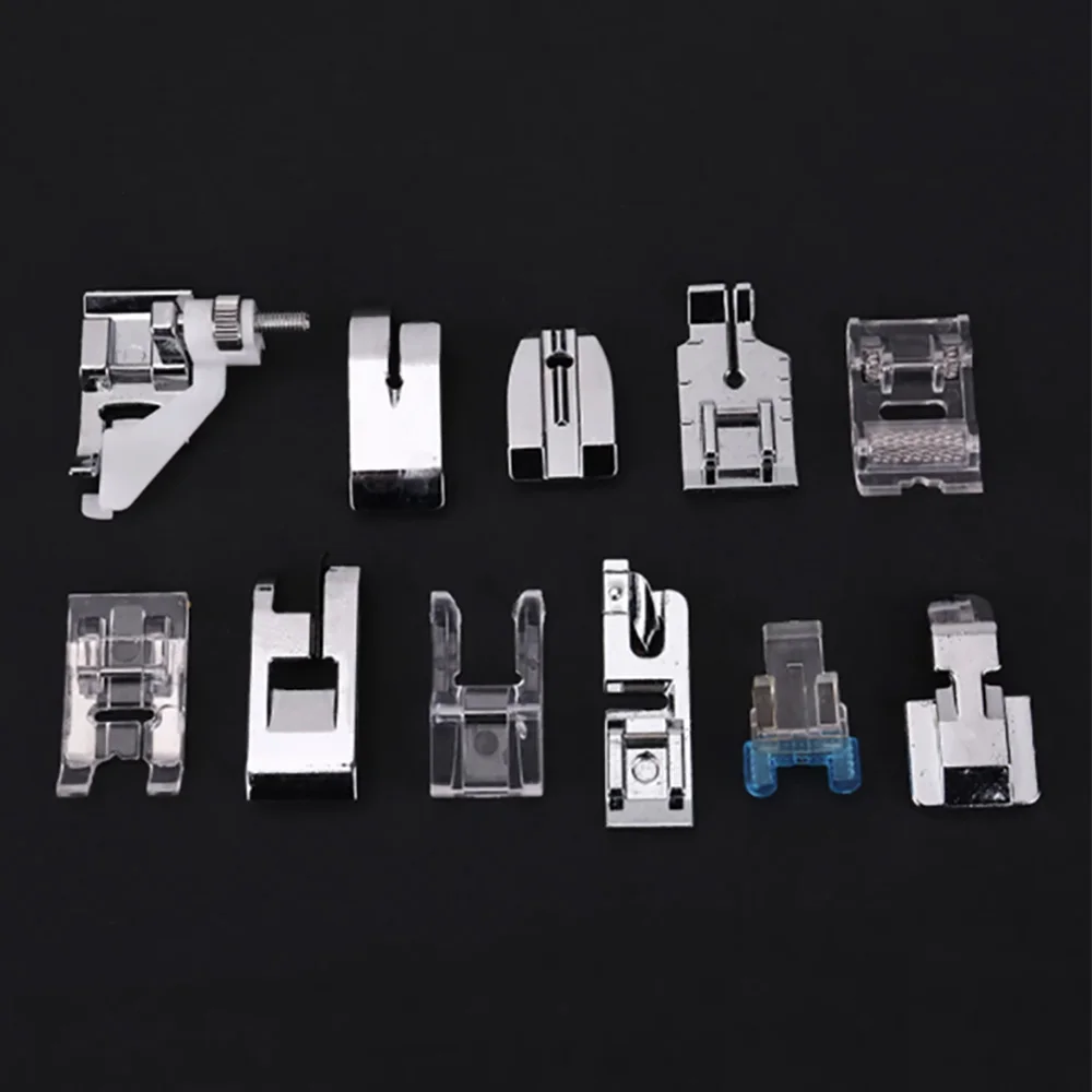 11 шт./компл. прижимная лапка для шитья и кожи прочные аксессуары металлическая