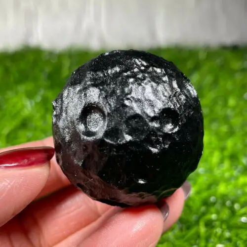 Натуральный обсидиановый кварцевый шар лунный Уход За Кристаллами