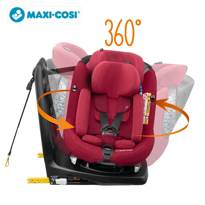Axissfix Plus 0-4 year old baby with imported maxicosi Michelsea 360 degree rotating seat