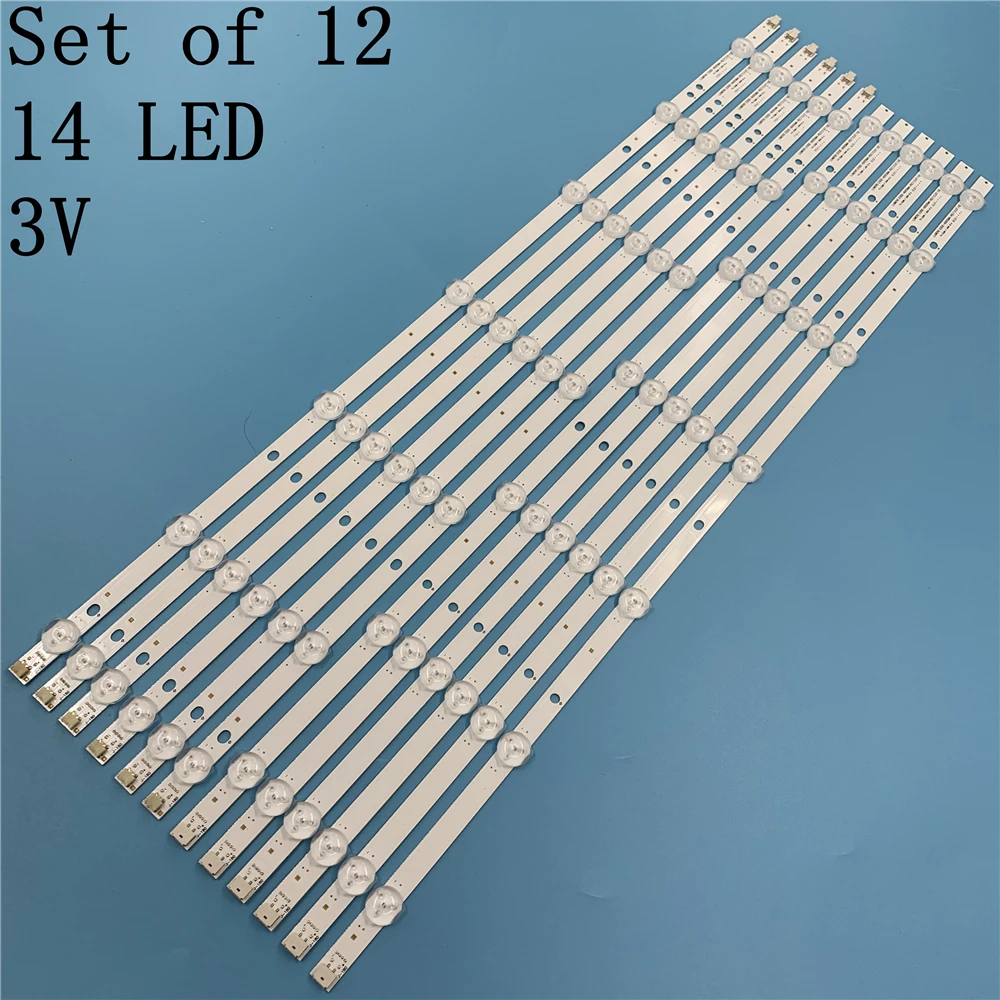 Новый 12 шт./компл. светодиодные полосы для Samsung UN60FH6003 UN60J6200 2013SVS60 3228N1 D3GE 600SMA R2 600SMB R1