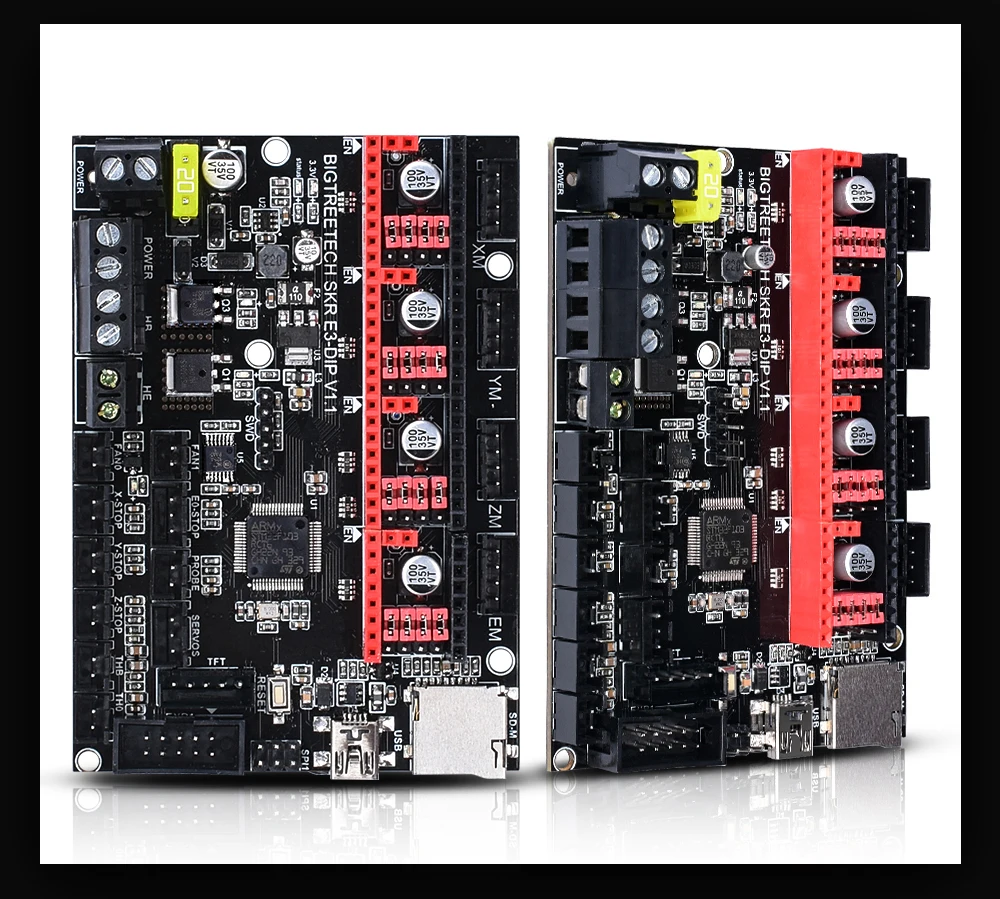 BIGTREETECH SKR E3 DIP V1.1 32 бит материнская плата с TMC2208 TMC2130 SPI драйвер для Ender 3/5 Pro VS GEN L SKR V1.3 SKR MINI E3