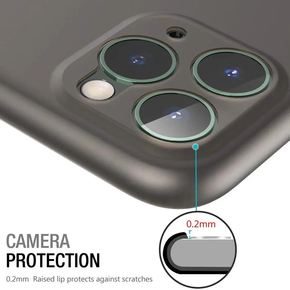 Ультратонкие матовые жесткие чехлы для iPhone 12 Mini 11 Pro XS Max XR X 8 Plus 7 6 6S SE 2020 чехол с