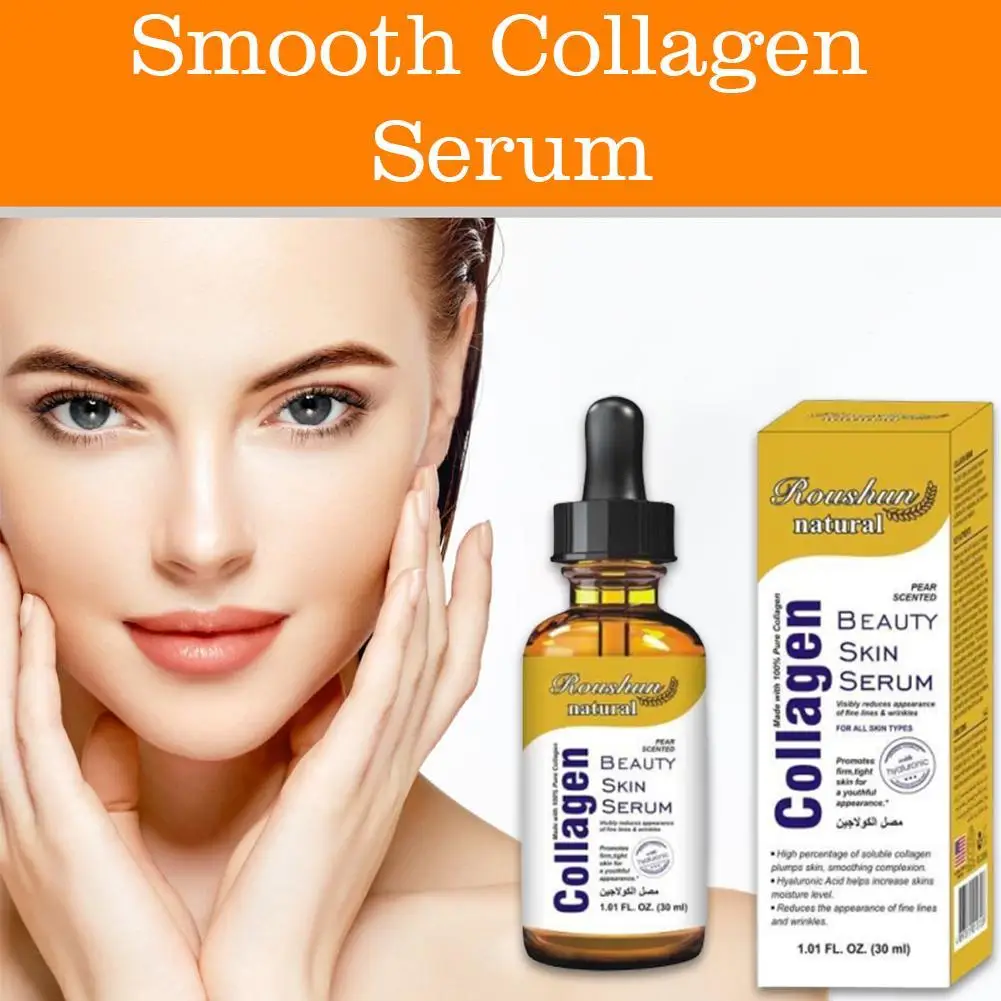 

30ml Skin Colour Essence Lift Firming Whitening Moisturizing Serum Anti-Aging Brighten Care Repair Collagen Skin F8R0