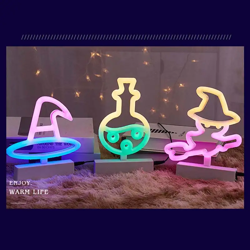 Светодиодный неоновый светильник настенный знак для детской комнаты дома