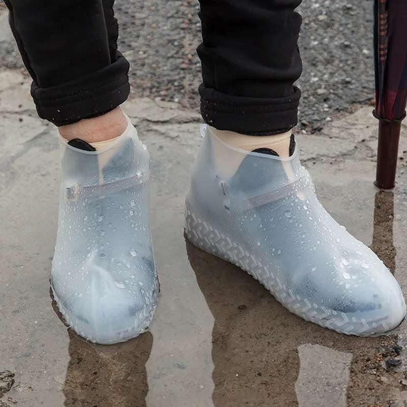 Креативный водонепроницаемый силиконовый чехол для обуви нескользящий