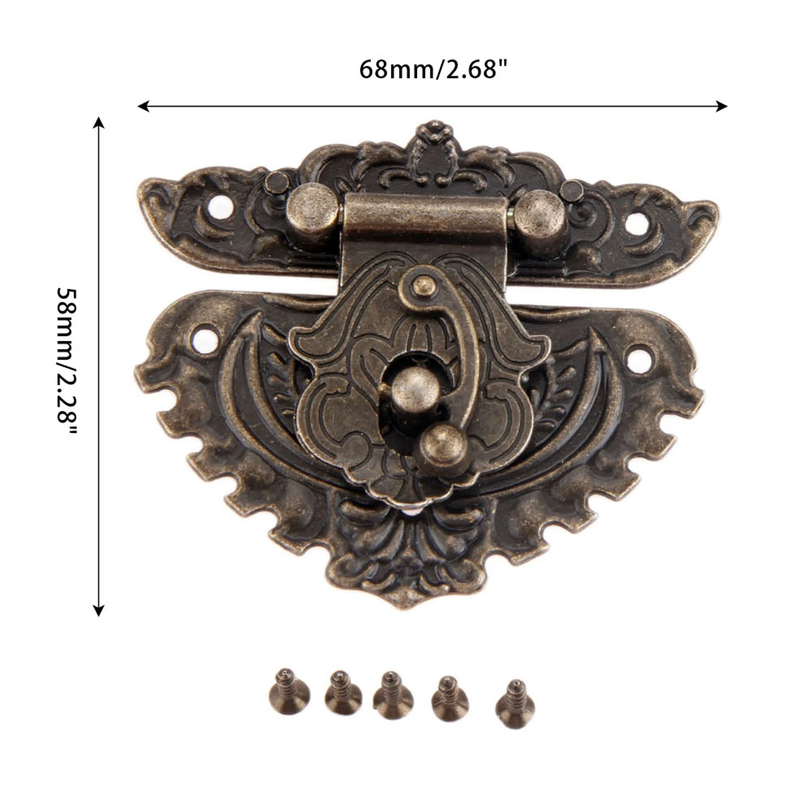 

Бронзовые защелки для коробок 50x56 мм и 58x68 мм