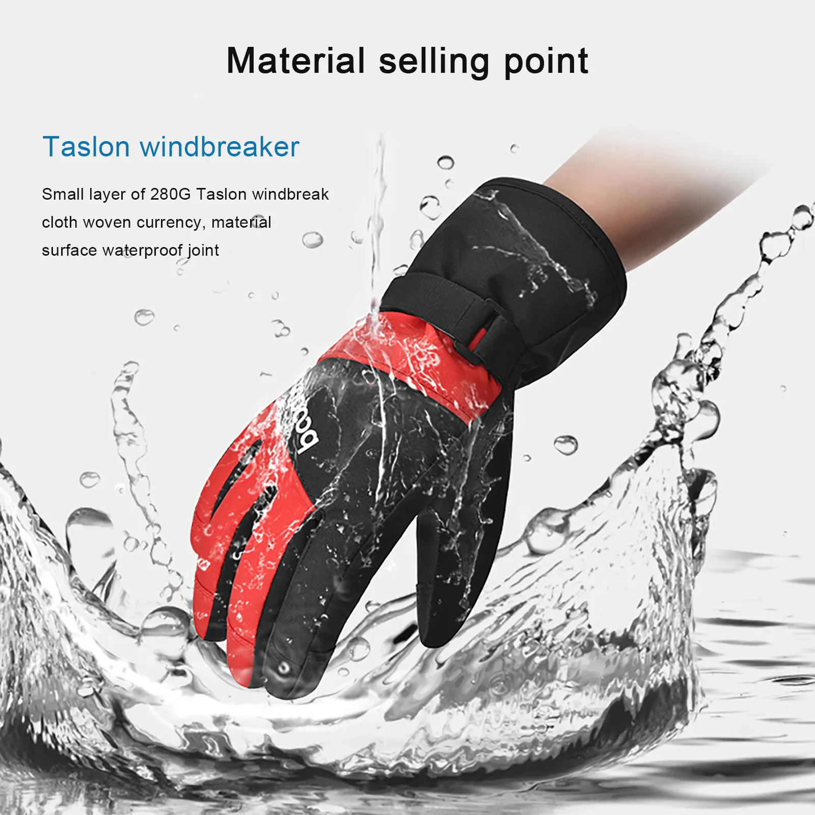 

New Unisex Children Winter Warm Thicken Ski Gloves Windproof Waterproof Mittens Adjustable Cycling Climbing Snowboard Gloves