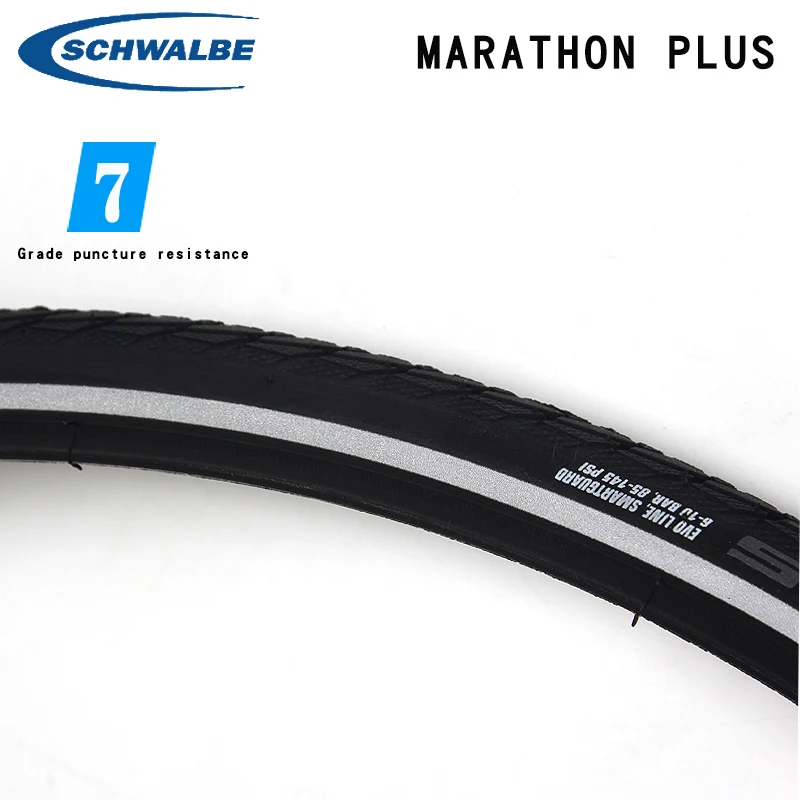 Шина для инвалидной коляски Schwalbe marathon plus 24 дюйма серая черная 26*1 00 стальная