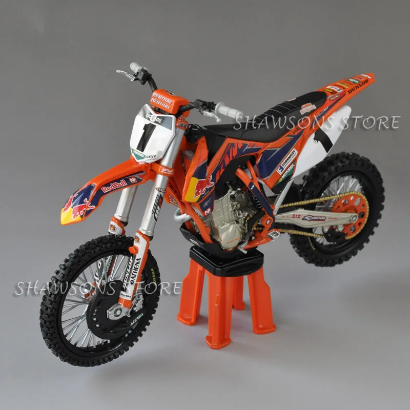 No.1 Литье под давлением модель игрушки automax 1:12 KTM 450 SX-F Байк миниатюрная копия мотоцикла - Цвет: No.1