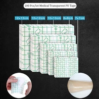 100pcs non woven tape adhesive plaster breathable patches bandage first aid hypoallergenic wound dressing fixation tape