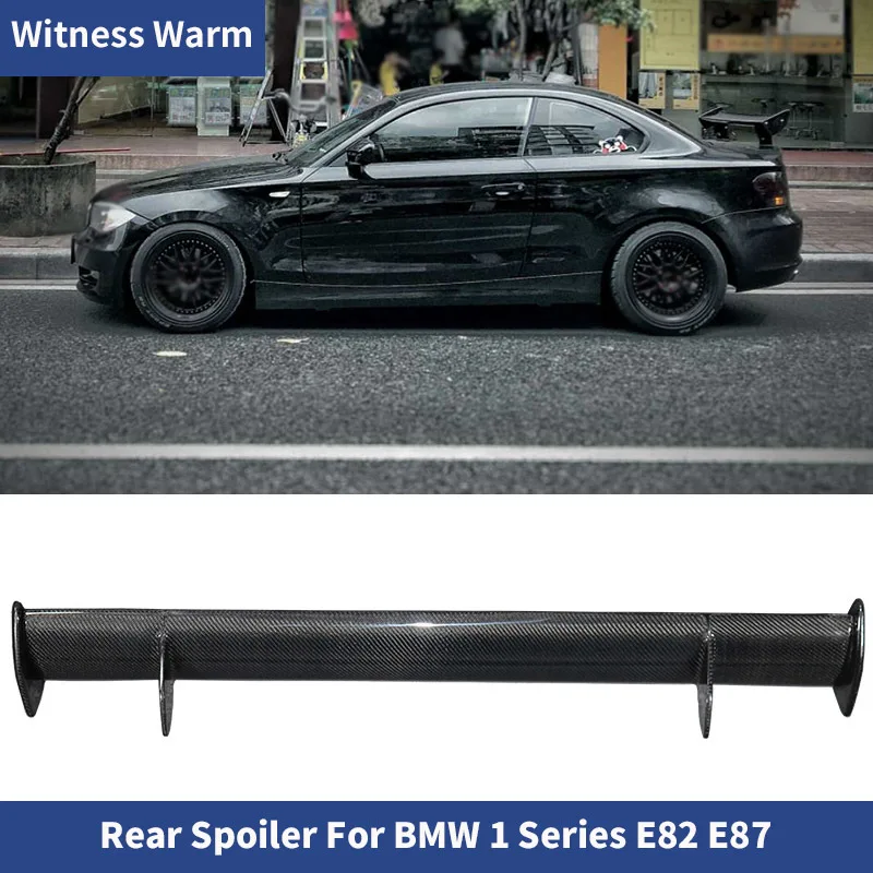 Car Styling 1m Carbon Fiber Modified Rear Spoiler Tail Wing for Bmw E82 E87 Racing Roof Wings | Автомобили и мотоциклы