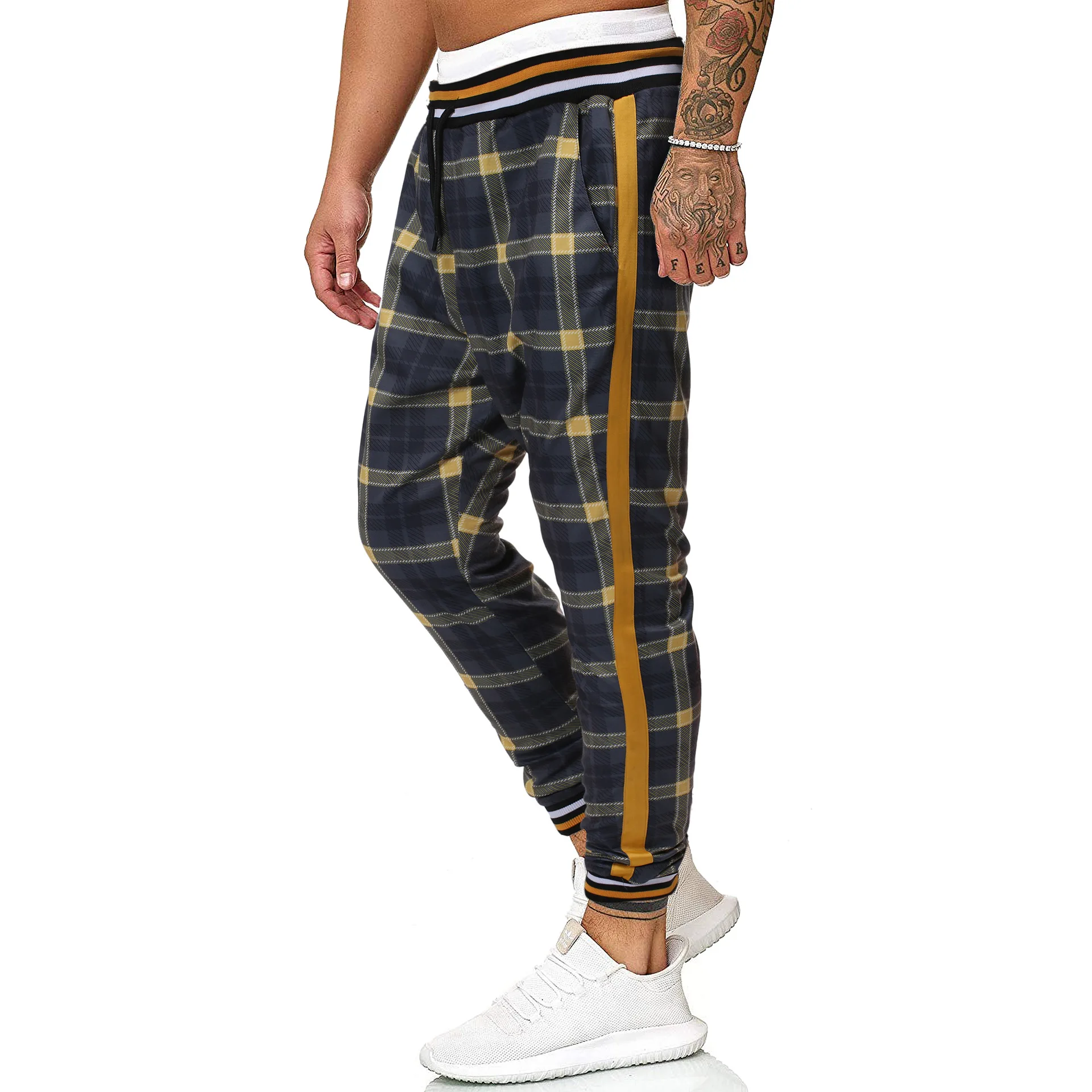 

SKU: K03 - new winter man 3 d digital printing lashing belts slacks K03