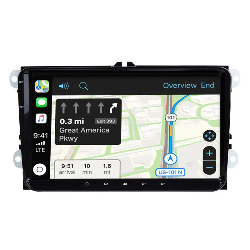 Автомагнитола 9 &quot 2 Din Android 1 GPS навигация для VW Passat B6 volkswagen T5 Skoda Octavia golf 4 5 6