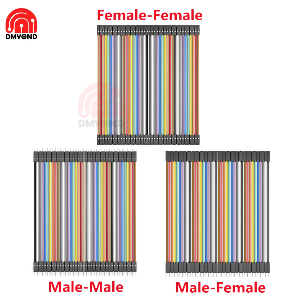 

40Pin Dupont Line 10/15/20/30/40CM Male to Male Female to Male Female to Female Jumper Wire Dupont Cable for arduino DIY KIT