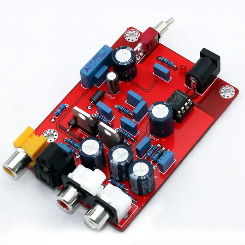 Hifi Tda1543 + Cs8412 Dac o Decoder Board Op Amp Decoding Decode Circuit Module For Amplifier | Электроника