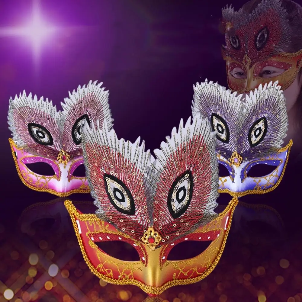 Новинка 1 шт. стильная женская обувь Бал-маскарад маски Венецианская маска на
