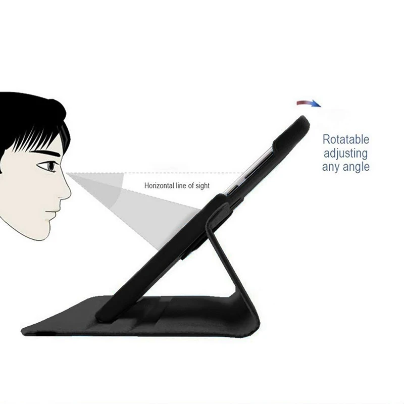 Чехол для Huawei MediaPad T5 10 Tablet AGS2-W09/L09/L03 1 '𧍠 Вращающийся Folio кожаный