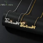 Nextvance бабочка настраиваемым именем матовое ожерелье-подвеска в форме Творческий из нержавеющей стали для украшений ручной работы для женщин, подарок, ювелирное изделие