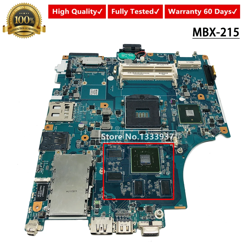 

Материнская плата A1765405A A1765405B для Sony MBX-215, материнская плата ноутбука M930 1P-009BJ00-8012 1P-009BJ00-8012 REV: 1,2