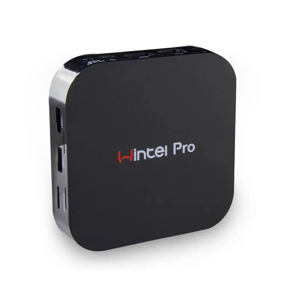 Wintel Pro W8 PRO Intel Z8350 Win 10 4K MINI PC 2G/32G 802.11b/g/n LAN Bluetooth4.0 HDMI H.265 Intel Quad Core MINI PC