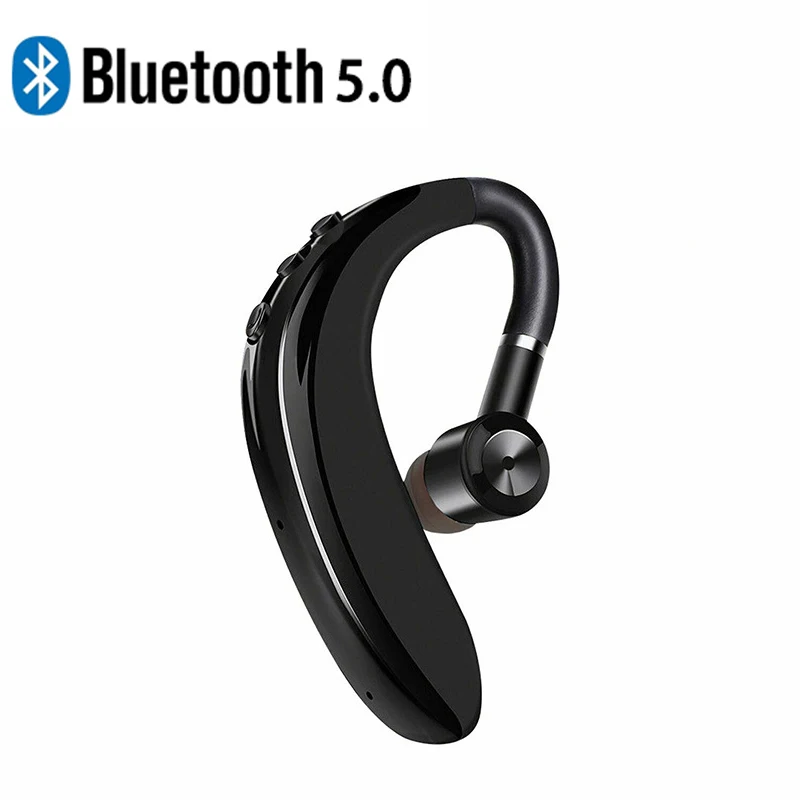 

New Business Bluetooth Headset Bluetooth 5.0 Earpiece Handsfree Headphones Mini Wireless Earphone Earbud Earpiece For All phones