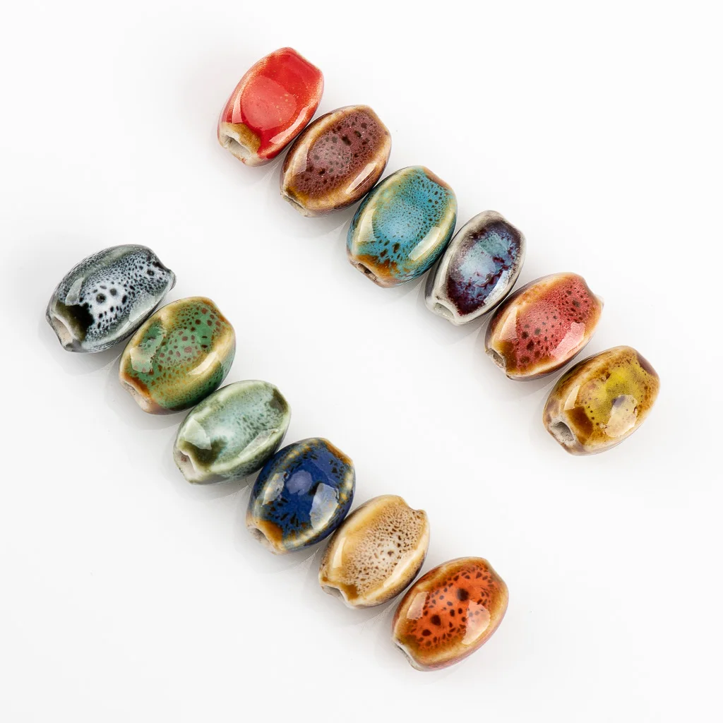 13 #20 шт Специальные Керамические DIY бусины уникальная форма разбросанные Цветная