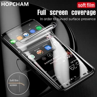 hydrogel film screen protector for samsung galaxy note 10 9 s20 fe a70 a30s s10e s21 ultra s7 edge s8 s9 plus