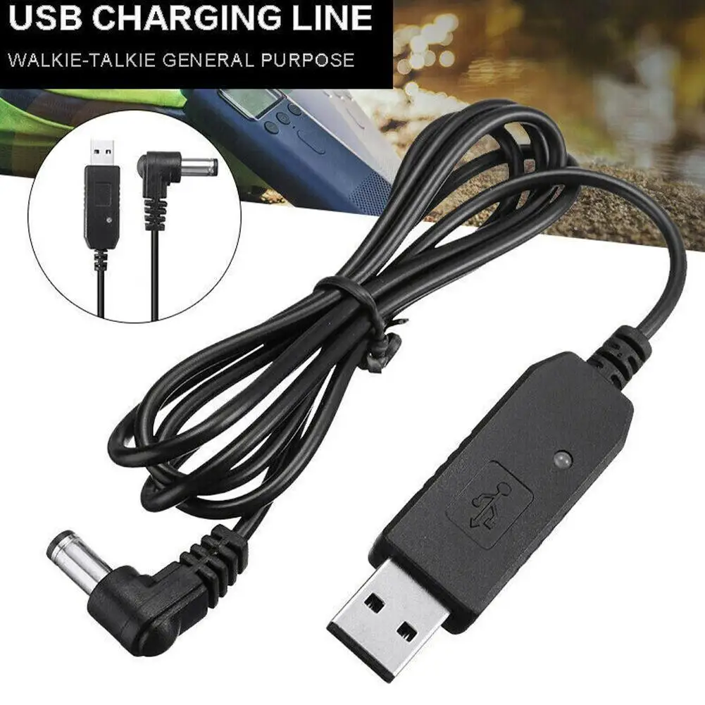 

USB Charger Cable For Baofeng UV-5R BF-F8HP Plus Walkie-Talkie Radio S5A6