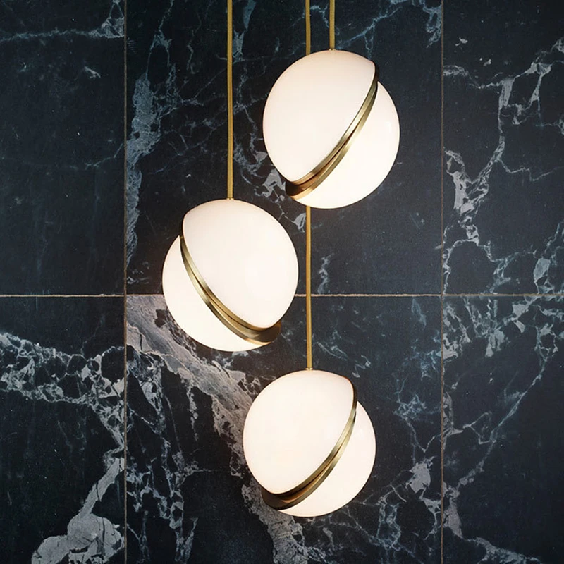 

Nordic Pendant Lights Modern Designer Acrylic Ball Hanglamp For Living Room Bedroom Dining Room Loft Decor Luminaire Suspension