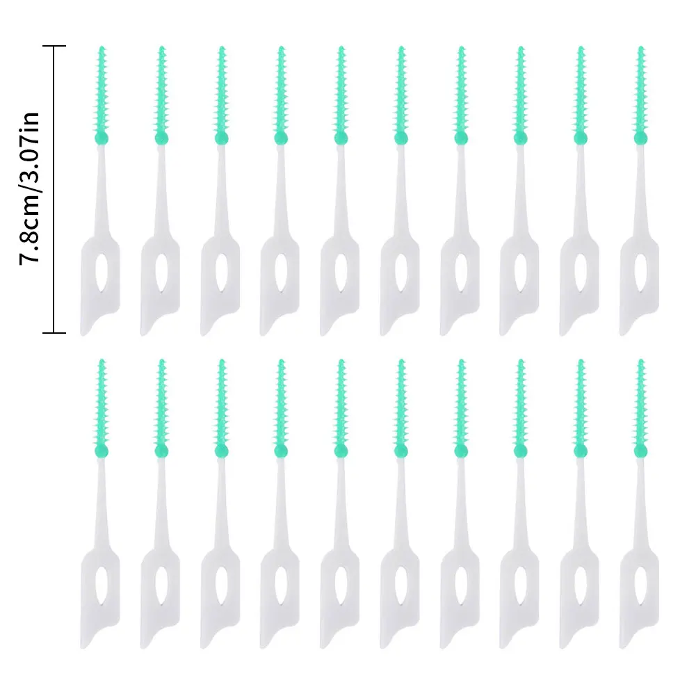 

20PCS Soft Interdental Brush Super Interdental Toothbrush Floss Toothpick Clean Teeth Gap Dental Supplies Oral Care Tools