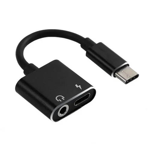 2 в 1 usb type C до 3 5 мм разъем для наушников адаптер huawei Xiaomi redmi Aux аудионаушники с