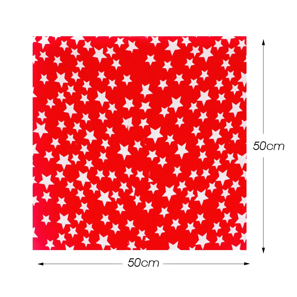 7PCS 50cmx50cm Хлопок Лоскутное ткани Шитье Простыня платье Изготовление