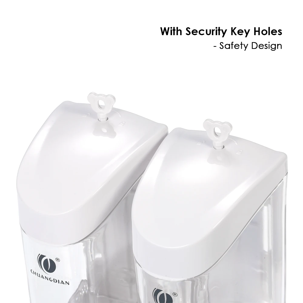 Диспенсер для жидкого мыла настенный 300 мл * 2|Переносные дозаторы мыла| |