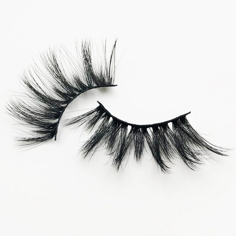 

Flash Girl 25mm Faux Mink Eyelashes Handmade Natural Soft Eyelash Extensions Cruelty Free Thick Full Strip Lashes FL02