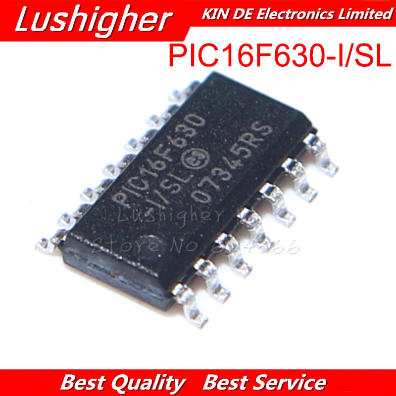 

10 шт PIC16F630-I/SL PIC16F630 16F630 SOP14 SMD